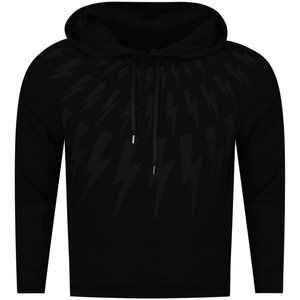 Neil Barrett Black Thunderbolt Sweatshirt-EUC